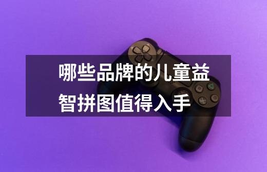 哪些品牌的儿童益智拼图值得入手-第1张-游戏信息-龙启网