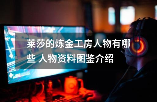 莱莎的炼金工房人物有哪些 人物资料图鉴介绍-第1张-游戏信息-龙启网