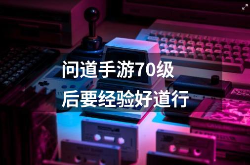 问道手游70级后要经验好道行-第1张-游戏信息-龙启网