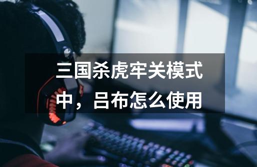 三国杀虎牢关模式中,吕布怎么使用-第1张-游戏信息-龙启网