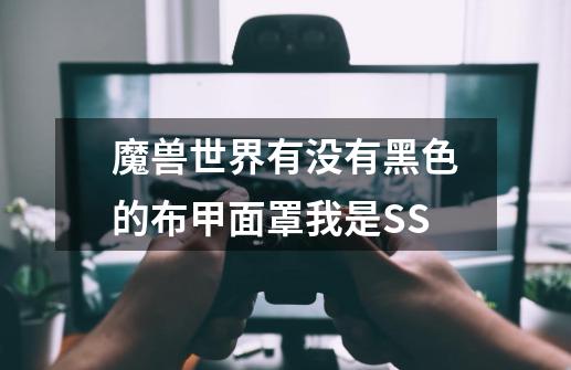 魔兽世界有没有黑色的布甲面罩....我是SS-第1张-游戏信息-龙启网