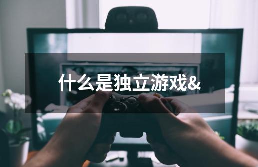 什么是独立游戏&-第1张-游戏信息-龙启网