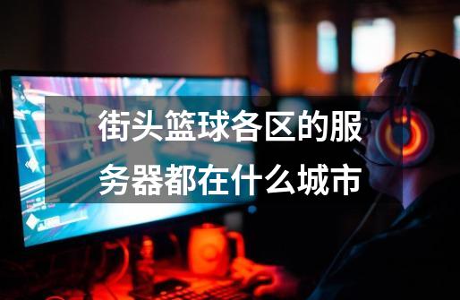街头篮球各区的服务器都在什么城市-第1张-游戏信息-龙启网