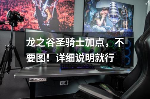 龙之谷圣骑士加点,不要图!详细说明就行-第1张-游戏信息-龙启网