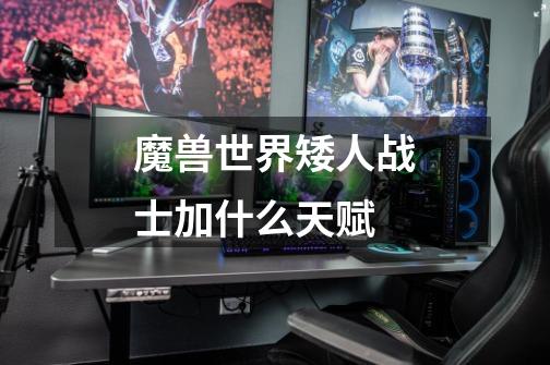 魔兽世界矮人战士加什么天赋-第1张-游戏信息-龙启网