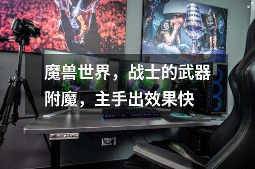 魔兽世界,战士的武器附魔,主手出效果快-第1张-游戏信息-龙启网