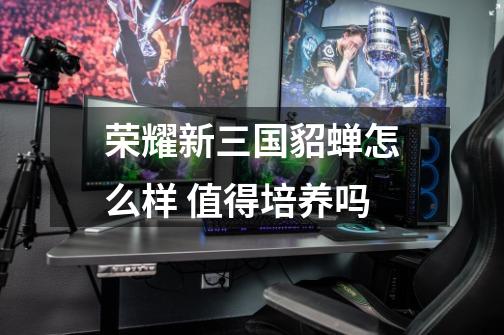 荣耀新三国貂蝉怎么样 值得培养吗-第1张-游戏信息-龙启网