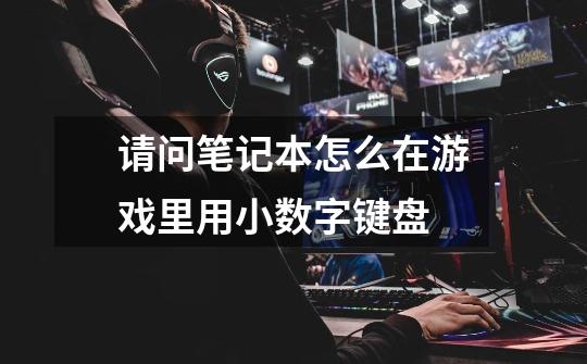 请问笔记本怎么在游戏里用小数字键盘-第1张-游戏信息-龙启网