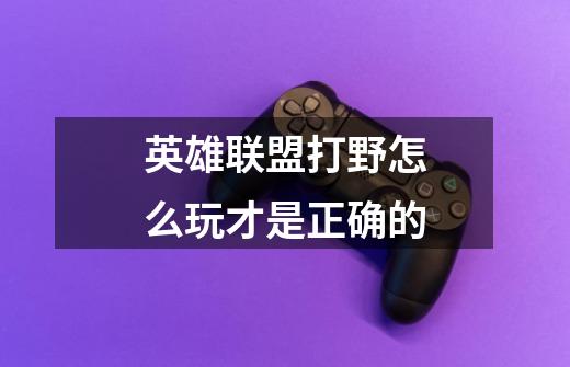 英雄联盟打野怎么玩才是正确的-第1张-游戏信息-龙启网