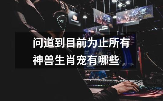 问道到目前为止所有神兽生肖宠有哪些-第1张-游戏信息-龙启网
