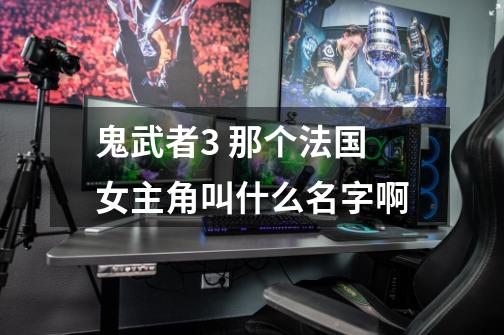 鬼武者3 那个法国女主角叫什么名字啊-第1张-游戏信息-龙启网