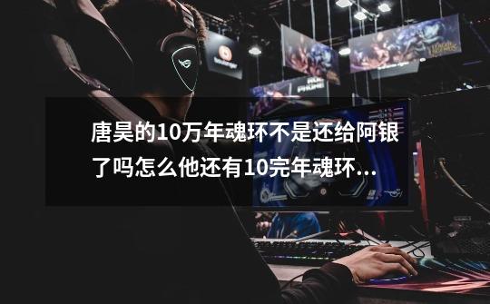 唐昊的10万年魂环不是还给阿银了吗怎么他还有10完年魂环吗-第1张-游戏信息-龙启网