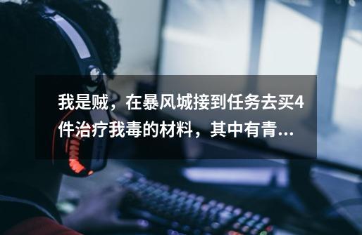 我是贼，在暴风城接到任务去买4件治疗我毒的材料，其中有青铜管，那商人却没有-第1张-游戏信息-龙启网