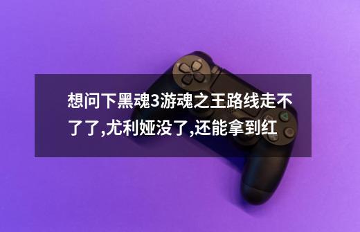 想问下黑魂3游魂之王路线走不了了,尤利娅没了,还能拿到红-第1张-游戏信息-龙启网