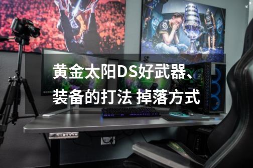 黄金太阳DS好武器、装备的打法 掉落方式-第1张-游戏信息-龙启网