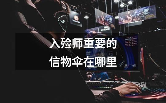 入殓师重要的信物伞在哪里-第1张-游戏信息-龙启网