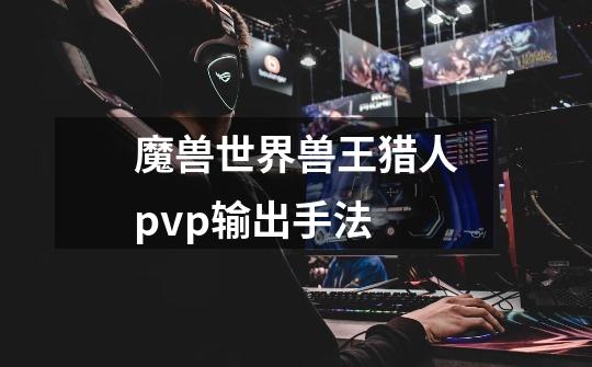 魔兽世界兽王猎人pvp输出手法-第1张-游戏信息-龙启网