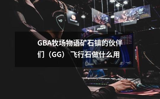 GBA牧场物语矿石镇的伙伴们(GG) 飞行石做什么用-第1张-游戏信息-龙启网