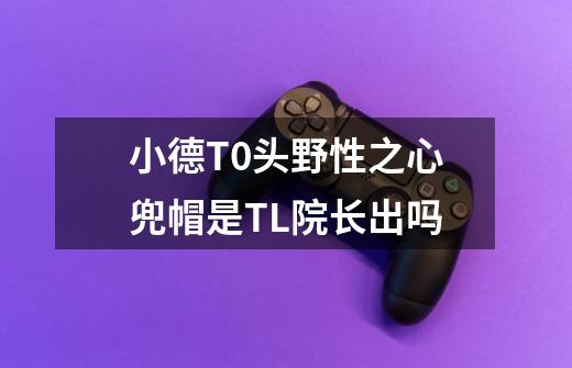 小德T0头野性之心兜帽是TL院长出吗-第1张-游戏信息-龙启网