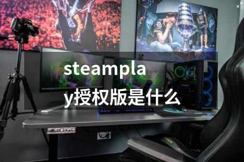 steamplay授权版是什么-第1张-游戏信息-龙启网
