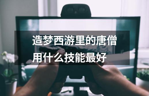 造梦西游里的唐僧用什么技能最好-第1张-游戏信息-龙启网