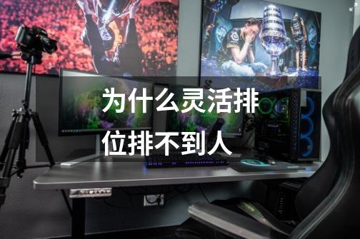 为什么灵活排位排不到人-第1张-游戏信息-龙启网