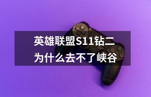 英雄联盟S11钻二为什么去不了峡谷-第1张-游戏信息-龙启网