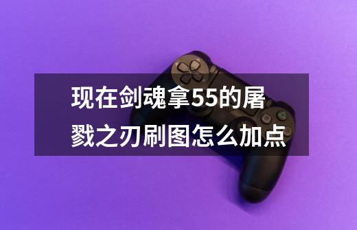 现在剑魂拿55的屠戮之刃刷图怎么加点-第1张-游戏信息-龙启网