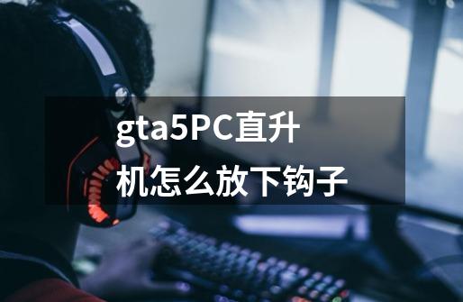 gta5PC直升机怎么放下钩子-第1张-游戏信息-龙启网