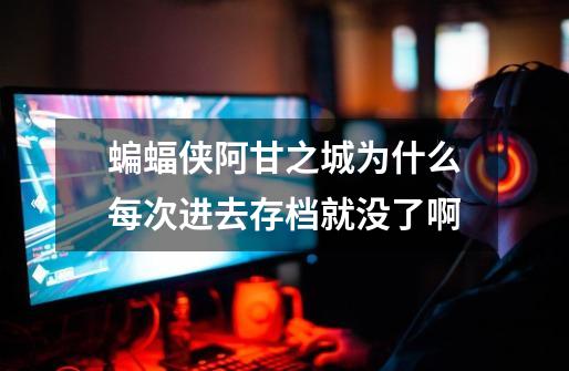 蝙蝠侠阿甘之城为什么每次进去存档就没了啊-第1张-游戏信息-龙启网