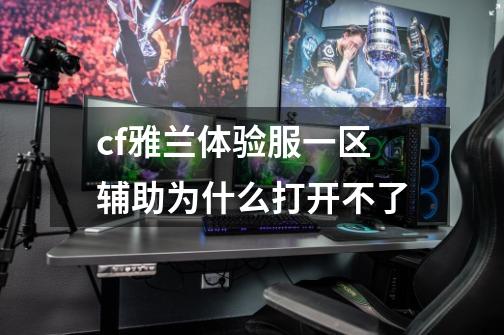 cf雅兰体验服一区辅助为什么打开不了-第1张-游戏信息-龙启网