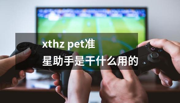 xthz. pet准星助手是干什么用的-第1张-游戏信息-龙启网