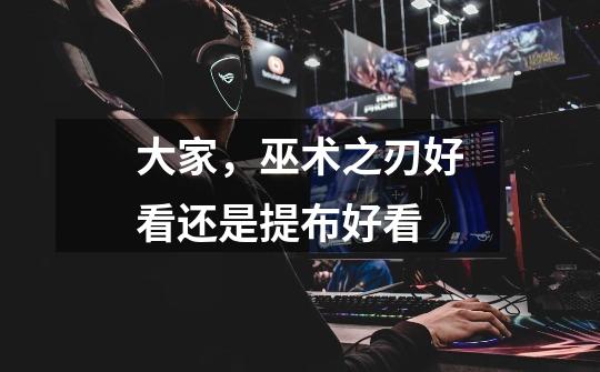 大家,巫术之刃好看还是提布好看-第1张-游戏信息-龙启网