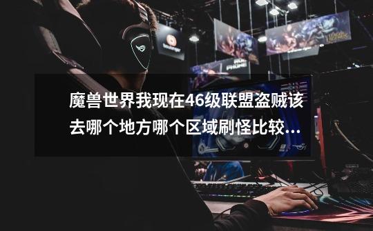 魔兽世界我现在46级联盟盗贼该去哪个地方哪个区域刷怪比较升级快-第1张-游戏信息-龙启网