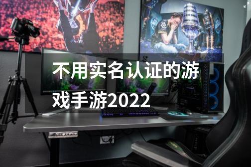 不用实名认证的游戏手游2022-第1张-游戏信息-龙启网