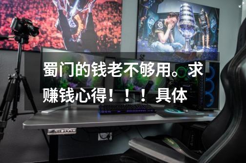 蜀门的钱老不够用。求赚钱心得!!!具体-第1张-游戏信息-龙启网