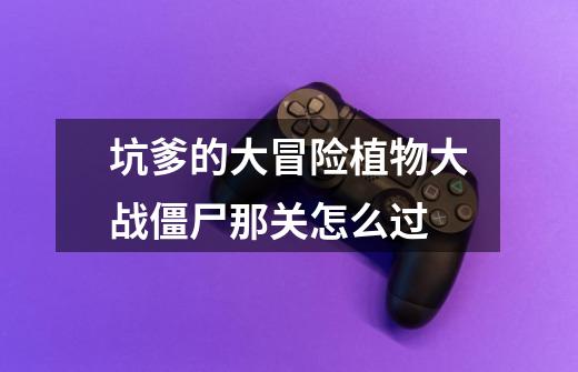 坑爹的大冒险植物大战僵尸那关怎么过-第1张-游戏信息-龙启网