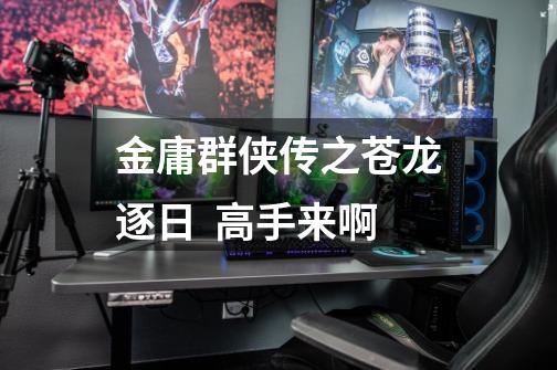 金庸群侠传之苍龙逐日 高手来啊-第1张-游戏信息-龙启网