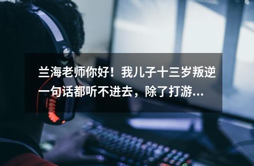 兰海老师你好!我儿子十三岁叛逆一句话都听不进去,除了打游戏开心在父母面前从来都没有沟通交流该怎么办-第1张-游戏信息-龙启网