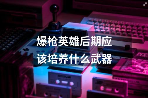 爆枪英雄后期应该培养什么武器-第1张-游戏信息-龙启网