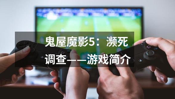 鬼屋魔影5:濒死调查——游戏简介-第1张-游戏信息-龙启网