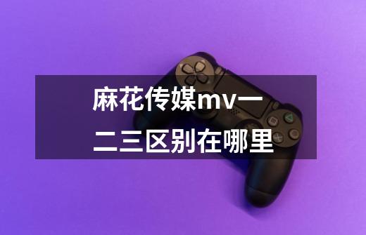 麻花传媒mv一二三区别在哪里-第1张-游戏信息-龙启网