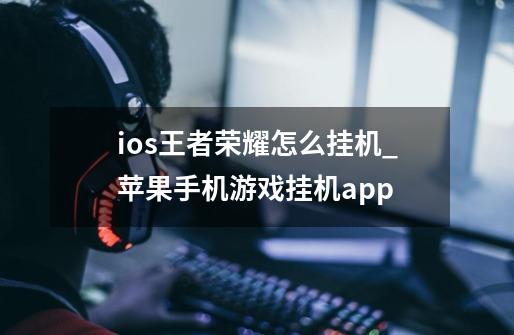 ios王者荣耀怎么挂机_苹果手机游戏挂机app-第1张-游戏信息-龙启网