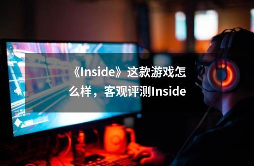《Inside》这款游戏怎么样,客观评测Inside-第1张-游戏信息-龙启网