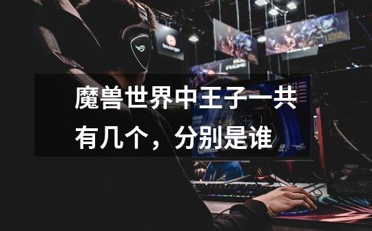 魔兽世界中王子一共有几个，分别是谁-第1张-游戏信息-龙启网