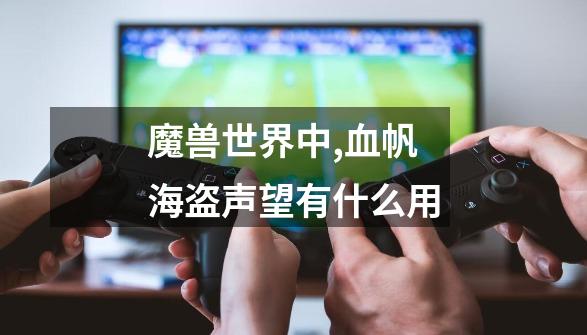 魔兽世界中,血帆海盗声望有什么用-第1张-游戏信息-龙启网