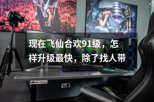 现在飞仙合欢91级,怎样升级最快,除了找人带-第1张-游戏信息-龙启网