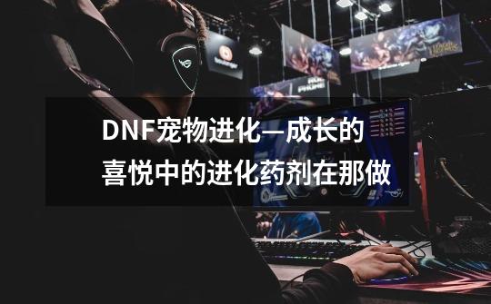 DNF宠物进化—成长的喜悦中的进化药剂在那做-第1张-游戏信息-龙启网