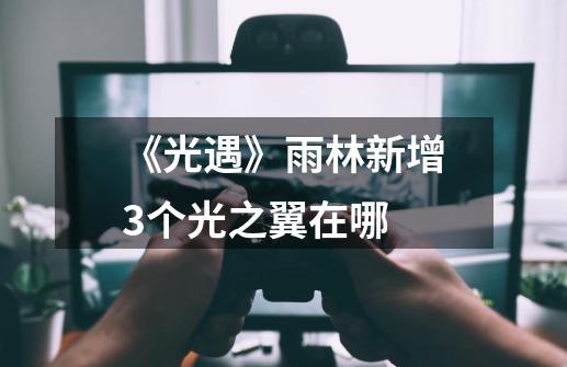《光遇》雨林新增3个光之翼在哪-第1张-游戏信息-龙启网