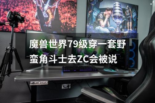 魔兽世界79级穿一套野蛮角斗士去ZC会被说-第1张-游戏信息-龙启网